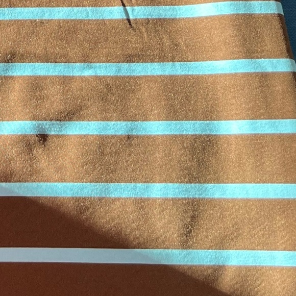 J. McLaughlin Nicola  Cloth Dress Stripes Tiered Layered Size medium - Picture 2 of 3